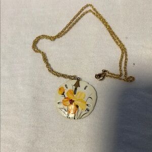 Floral Pendant Necklace